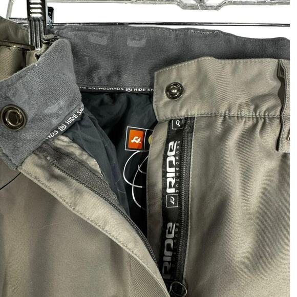 Ride Snowboard Pants Cell 10 Series Women's Size Small 10k Waterproof Gray - Picture 15 of 16